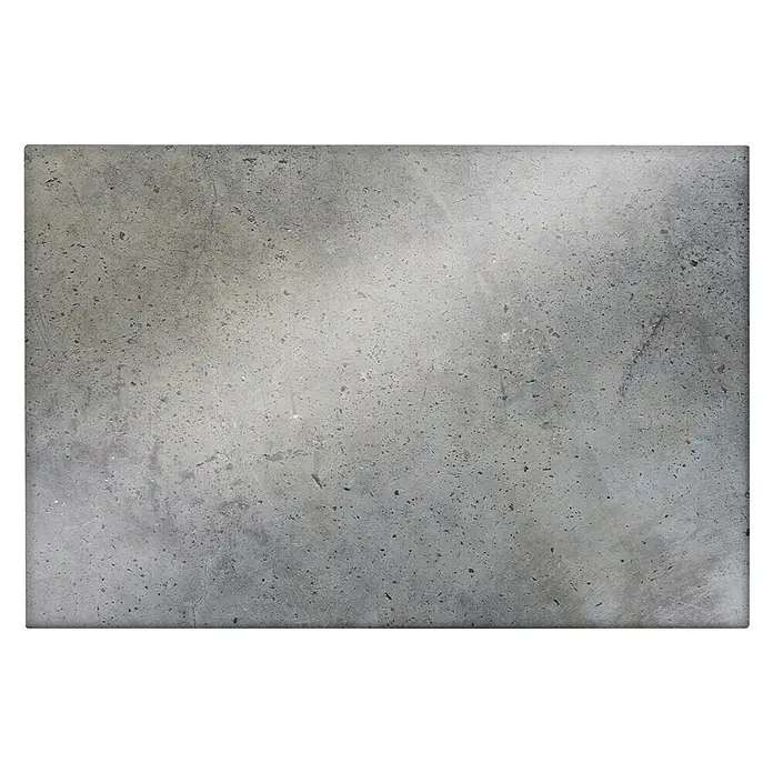 CUCINE Küchenrückwand - Dark Concrete, 60 x 40 cm, Stärke: 6 mm, Einscheibensicherheitsglas (ESG) - Rechteckige, graue Betonplatte mit leichter Textur, ideal für moderne und minimalistische Designs. Robuste Oberfläche für vielfältige Anwendungen.