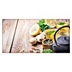 CUCINE Küchenrückwand (Ginger Tea, 80 x 40 cm, Stärke: 6 mm, Einscheibensicherheitsglas (ESG))