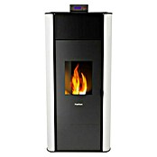 FreePoint Estufa de pellets (4,7 - 22,8 kW, Volumen de calefacción: 112,8 - 547,2 m³, Blanco)