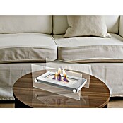Purline Chimenea de bioetanol Oniros (16 x 34 x 16 cm, Plateado) | BAUHAUS