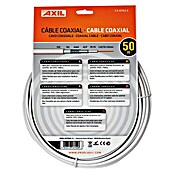 Cable coaxial CA07 (Largo: 50 m, Blanco)