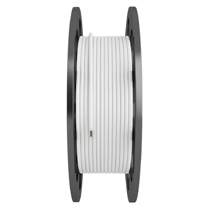 Bricable Cable coaxial a metros (Blanco, 7 mm)