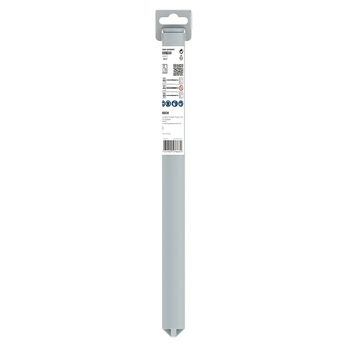 Bosch Metallbohrer Rebar Cut - 1 Stk., Durchmesser Bohrer: 18 mm - Nahaufnahme der Verpackung eines Bosch Expert Stichsägeblatts, das für seine Präzision und Langlebigkeit bekannt ist.