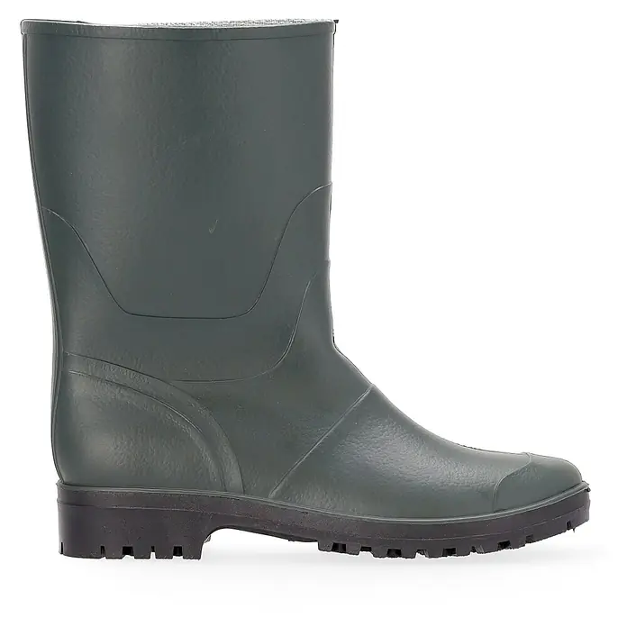 Black Fox Gummistiefel Briere - Schuhgröße: 45 - Ein grüner Gummistiefel mit schwarzer Sohle. Ideal für Gartenarbeit und Outdoor-Aktivitäten. Wasserdicht und robust verarbeitet.