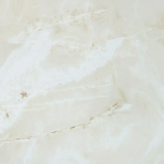 Opiart Feinsteinzeugfliese Crema - 59,7 x 59,7 cm, Beige, Glänzend - Beige Marmorplatte mit zarten Maserungen und einer glatten, polierten Oberfläche für elegante Innenräume.