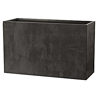 Macetero cuadrado Millennium (Plástico, 93 l, Negro)
