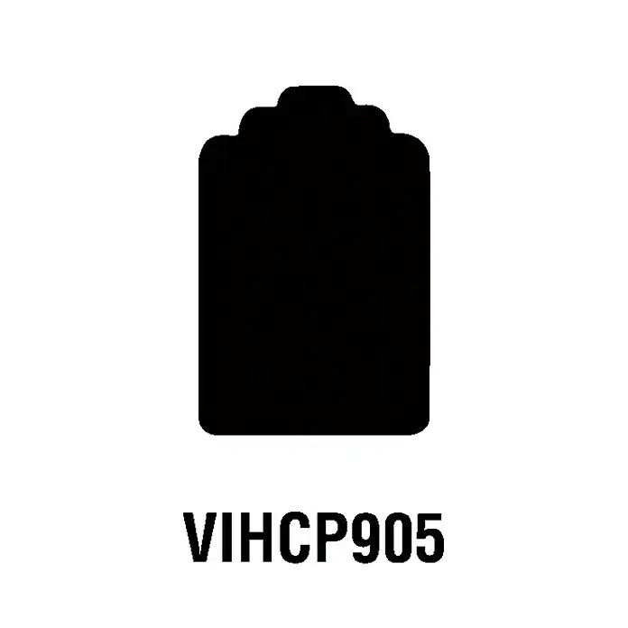 Artemio Perforadora 1/2" - Etiqueta, 3,5 x 3,5 cm - Silueta negra del producto VIHPCP905.
