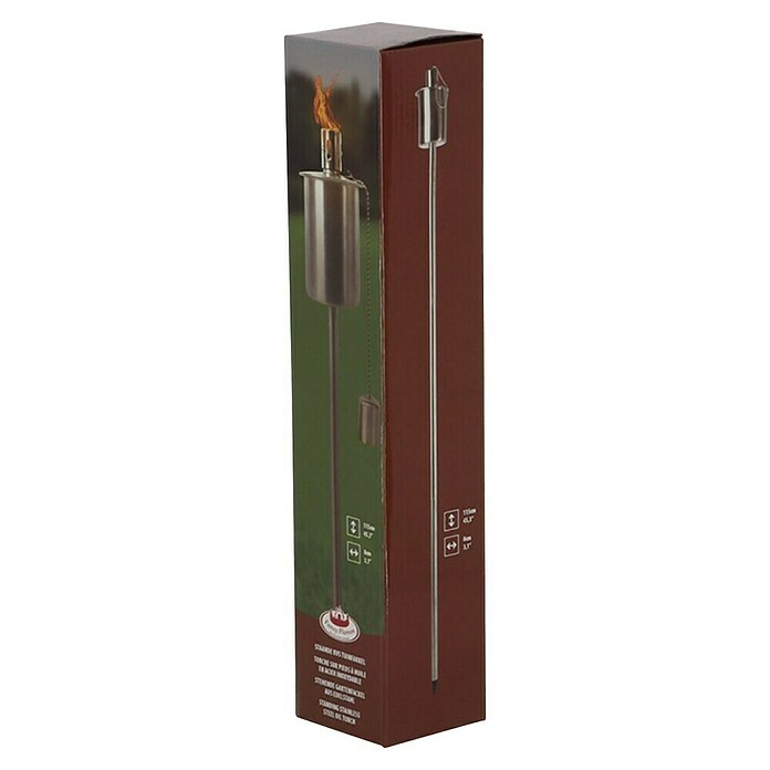 Esschert Design Vrtna baklja  (Čelik, Visina: 116 cm) | BAUHAUS