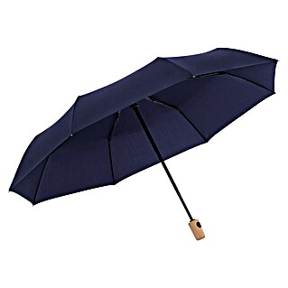 Doppler Taschenschirm Nature (Deep Blue, Durchmesser Bespannung: 97 cm, Länge: 29 cm)