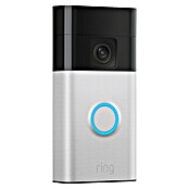 Ring Timbre con cámara Video Doorbell (Niquel, 2.560 x 1.440 píxeles, 2,3 x 6,19 x 12,65 cm) | BAUHAUS