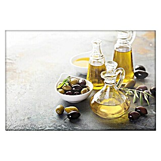 CUCINE Küchenrückwand (Fine Olive, 60 x 40 cm, Stärke: 6 mm, Einscheibensicherheitsglas (ESG))