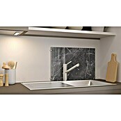 CUCINE Küchenrückwand (Black Marble, 60 x 40 cm, Stärke: 6 mm, Einscheibensicherheitsglas (ESG))