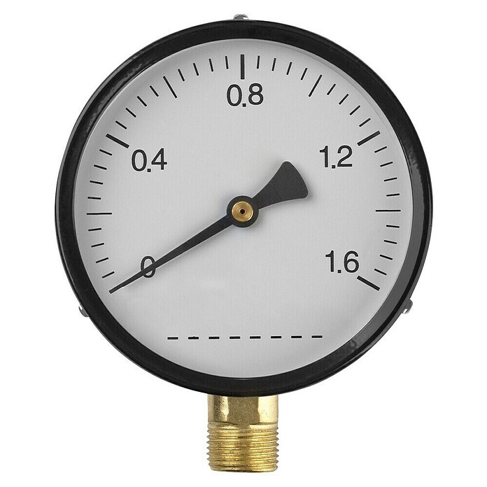 Walteco Rusticline Manometer  (Jeklo, Črna) | 1247 - Konsolen | AAFD - Regalsysteme | AAF - Regalsysteme | AA - Eisenwaren | A - Eisenwaren | BAUHAUS