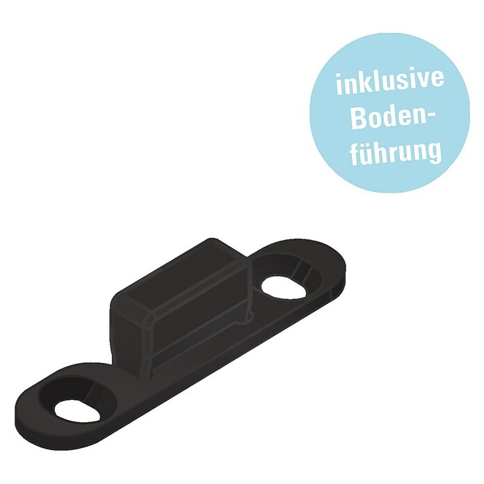 Diamond Doors Black Edition Schiebetür-Komplettset Jubidoor Loftline Black (935 x 2 058 mm, Einscheibensicherheitsglas (ESG)) | BAUHAUS