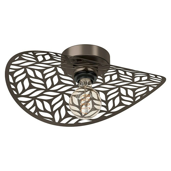Eglo Plafondlamp SWABY (Ø x h: 40 x 12,5 cm, Brons, E27) | BAUHAUS