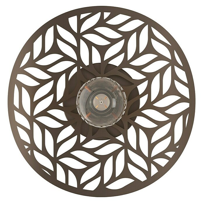 Eglo Wandlamp SWABY (b x h: 30 x 30 cm, Brons, E27) | BAUHAUS