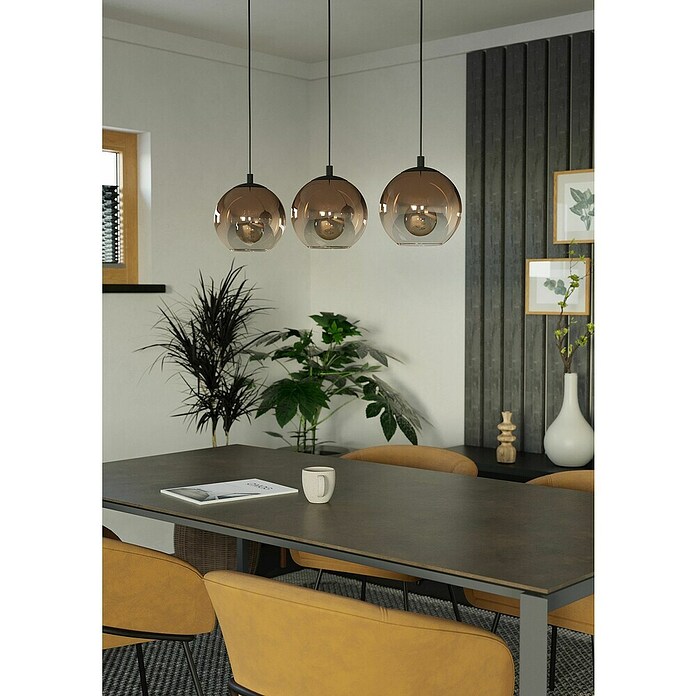 Eglo Lámpara colgante Ariscani (60 W, L x An x Al: 76,5 x 16,5 x 110 cm, Cobre, E27) | BAUHAUS