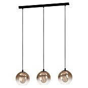 Eglo Hanglamp ARISCANI 1 (60 W, l x b x h: 76,5 x 16,5 x 110 cm, Koper, Zwart, E27) | BAUHAUS