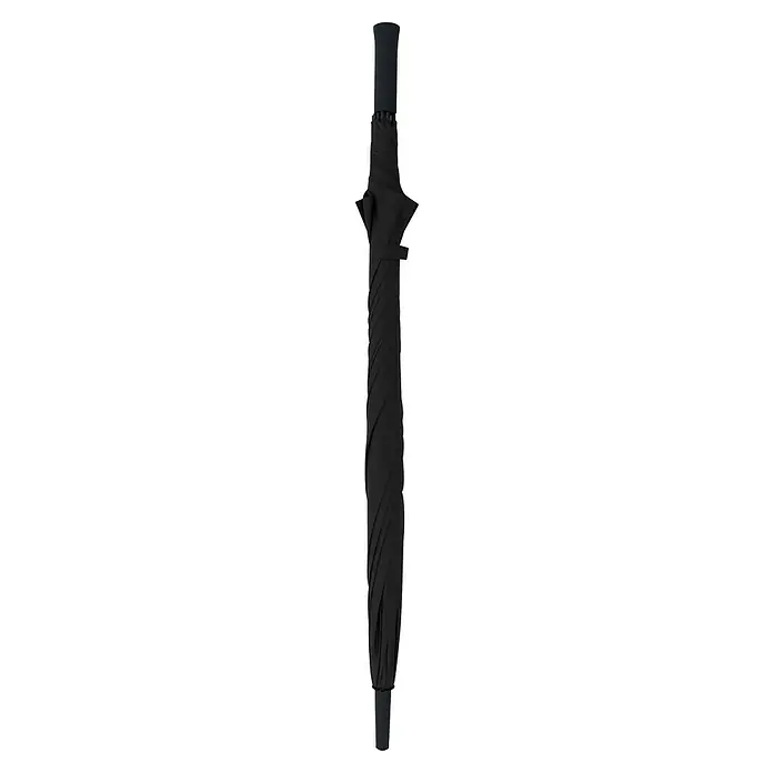 Doppler Regenschirm Zero - Simply Black, Durchmesser Bespannung: 130 cm, Länge: 96 mm - Schwarzer, gefalteter Regenschirm, der durch seine kompakte Form und das robuste Design überzeugt. Ideal für unterwegs und zuverlässigen Schutz.