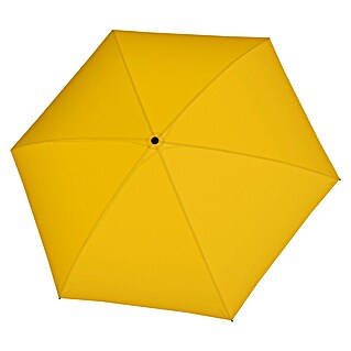 Doppler Taschenschirm Zero (Shiny Yellow, Durchmesser Bespannung: 91 cm, Länge: 21 cm)