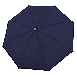Doppler Taschenschirm Nature (Deep Blue, Durchmesser Bespannung: 96 cm, Länge: 25 cm)