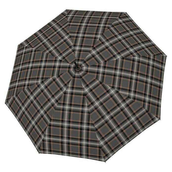Doppler Regenschirm Fiber (Stockholm Brown Beige, Durchmesser Bespannung: 100 cm, Länge: 88 cm) | BAUHAUS