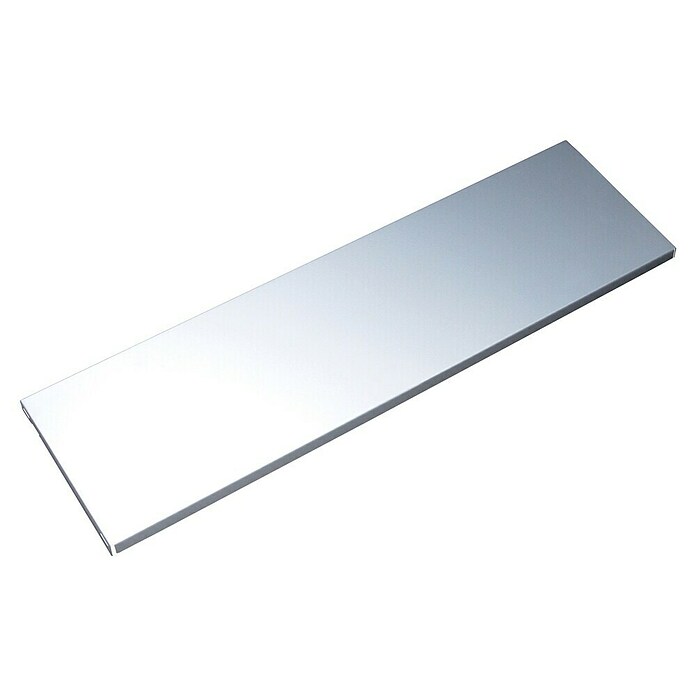 Element System Stahlfachboden (L x B: 80 x 25 cm, Traglast Einlegeboden: 30 kg, Weiß/Aluminium) | BAUHAUS