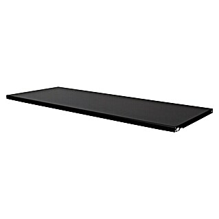 Element System Stahlfachboden (L x B: 80 x 20 cm, Traglast Einlegeboden: 30 kg, Schwarz)
