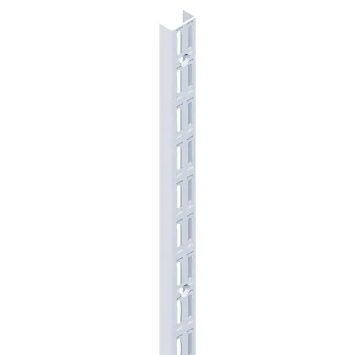 Element System Classic Wandschiene EL 32 - Länge: 45 cm, Weiß, Passend für: Träger mit Raster 32 mm, Zweilochsystem - Die weiße Wandschiene ist ein vielseitiges Befestigungselement für Regale, das sich ideal für die individuelle Gestaltung von Stauraumlösungen eignet.