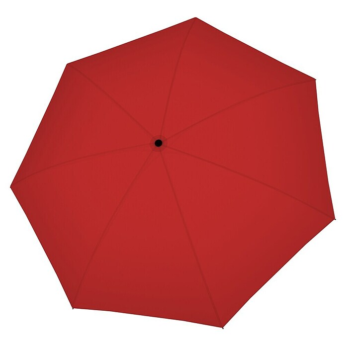 Doppler Taschenschirm Hit Magic (Uni Red, Durchmesser Bespannung: 96 cm, Länge: 28 cm) | BAUHAUS