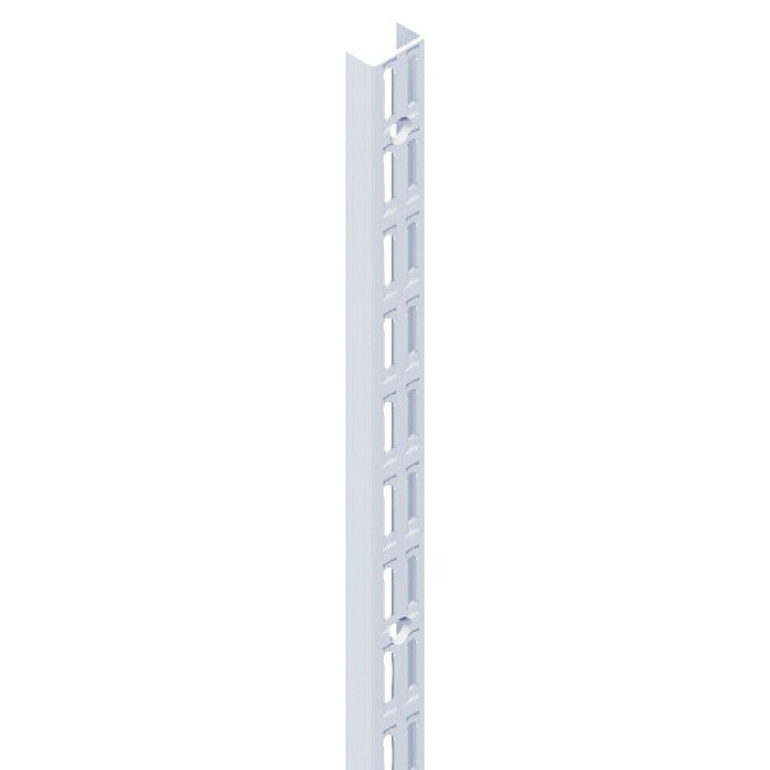 Element System Classic Wandschiene EL 32 (Passend für: Träger mit Raster 32 mm, Länge: 22 cm, Zweilochsystem, Weiß)