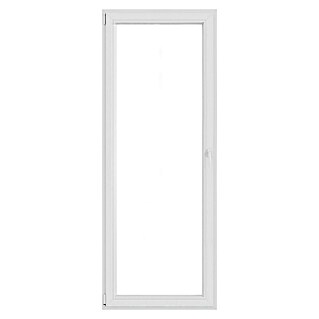 Balkonska vrata (80 x 210 cm, Smer odpiranja: Levo, Bela)