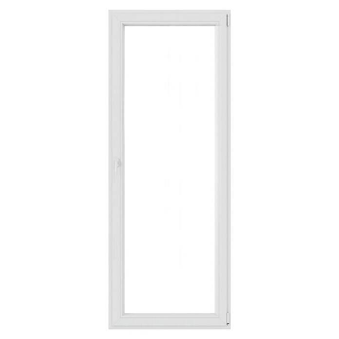 Balkonska vrata  (80 x 210 cm, Smer odpiranja: Desno, Bela) | 4745 - Kunststofffenster | GBDB - Fenster | GBD - Bauelemente | GB - Bauelemente | G - Holz/Bauelem | BAUHAUS
