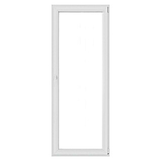 Balkonska vrata (80 x 210 cm, Smer odpiranja: Desno, Bela)