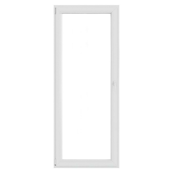 Balkonska vrata  (80 x 200 cm, Smer odpiranja: Levo, Bela) | 4745 - Kunststofffenster | GBDB - Fenster | GBD - Bauelemente | GB - Bauelemente | G - Holz/Bauelem | BAUHAUS