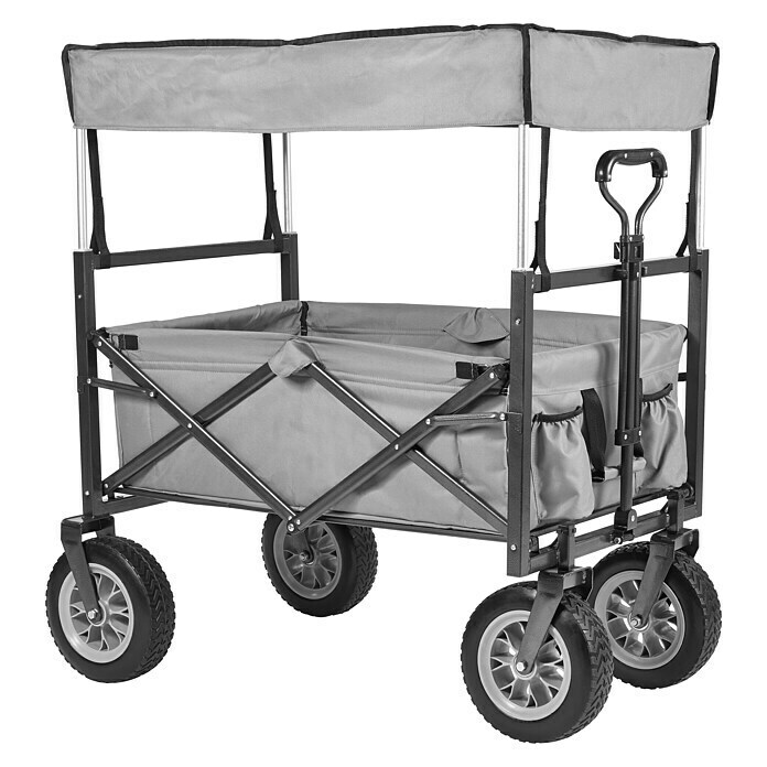 Faltbarer Bollerwagen Beach Waggon DeluxL x B x H: 106 x 68 x 115 cm, Belastbarkeit: 60 kg, Faltbar Front View