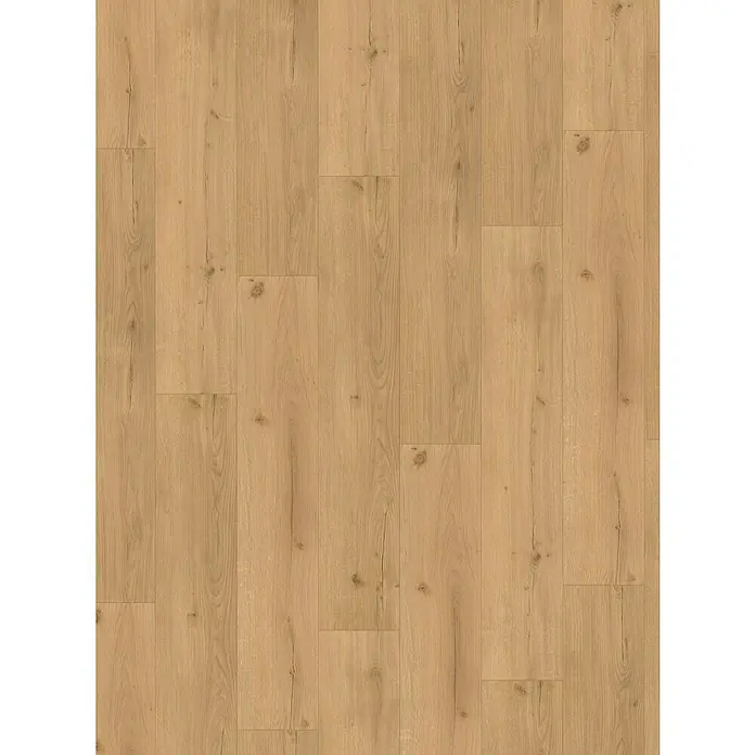 Parador Vinylbodenmuster Basic 5.3 Eiche Infinity natur - 200 x 225 x 5 mm, Landhausdiele - Holzfußboden mit natürlicher Maserung. Dieser Bodenbelag verleiht jedem Raum Wärme und Eleganz durch seine helle Farbe und authentische Textur.