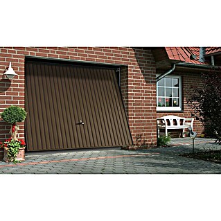 Hörmann Garagentor Berry N80 Pearl M902 (2 500 x 2 125 mm, Terrabraun, Pearlgrain)
