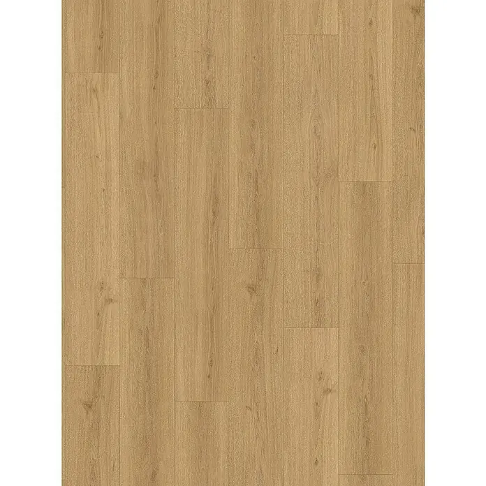 Parador Vinylboden Classic 2030 - Eiche Regent natur Gebürstete Struktur, Landhausdiele, 1.207 x 216 x 9,6 mm - Detailaufnahme eines hellbraunen Laminatbodens.