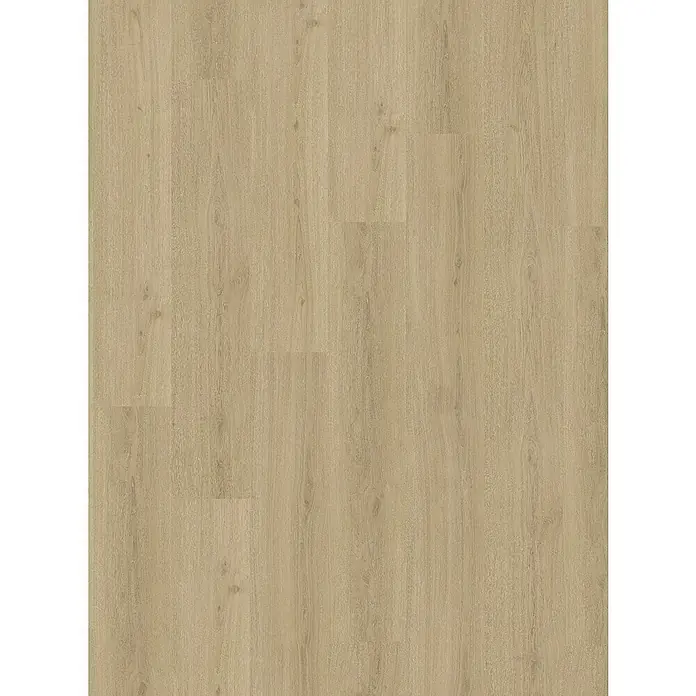 Parador Vinylbodenmuster Basic 30 Eiche Regent beige Gebürstete Struktur - 200 x 216 x 9,4 mm, Landhausdiele - Nahaufnahme von hellbraunem Eichenlaminatboden mit Maserung und Textur für ein natürliches Aussehen und einfache Installation.