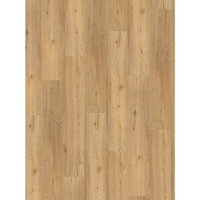 Parador Vinylboden Classic 2030 - Eiche natur Gebürstete Struktur, Landhausdiele, 1.207 x 216 x 9,6 mm - Nahaufnahme eines hellbraunen Laminatbodens mit einer natürlichen Holzmaserung für ein gemütliches und stilvolles Zuhause.