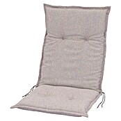 Sunfun Niederlehner-Auflage (L x B x H: 109 x 50 x 8 cm, Hellgrau)