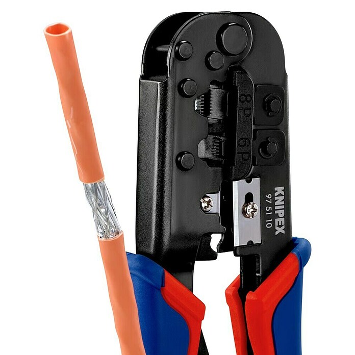 Knipex Klešče za stiskanje  (Dolžina: 190 mm) | 1805 - Zangen | BADB - Zangen | BAD - Handwerkzeuge | BA - Handwerkzeuge | B - Werkz/Masch/Maschzubeh/Auto | BAUHAUS