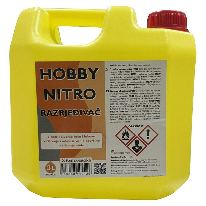 Univerzalni nitro razrjeđivač Hobby Nitro  (3 l) | BAUHAUS