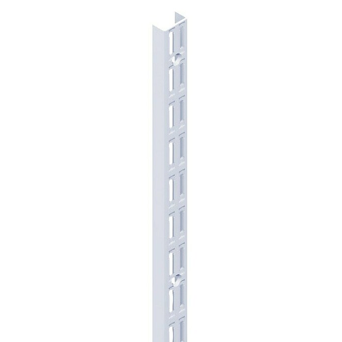 Element System Classic Wandschiene EL 32 (Passend für: Träger mit Raster 32 mm, Länge: 95 cm, Zweilochsystem, Weiß)