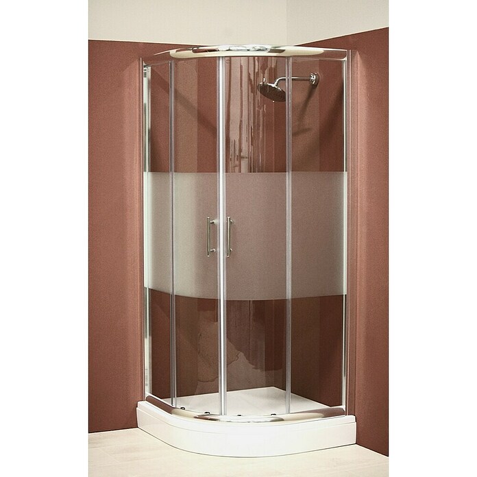 GEO Made for You Runddusche (L x B x H: 80 x 80 x 195 cm, Verchromt)