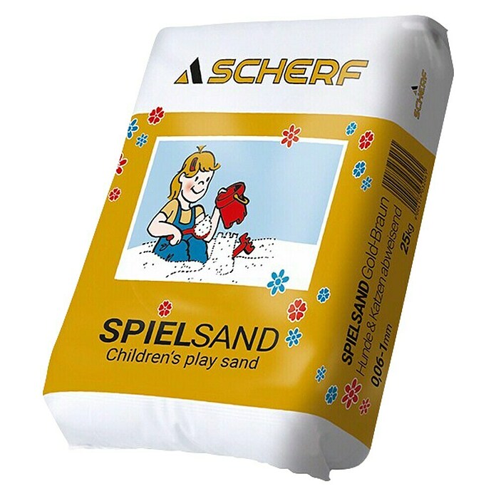 Scherf Kinderspielsand Hund- und Katzenabweisend (Körnung: 0,06 mm - 1 mm, 25 kg) | BAUHAUS