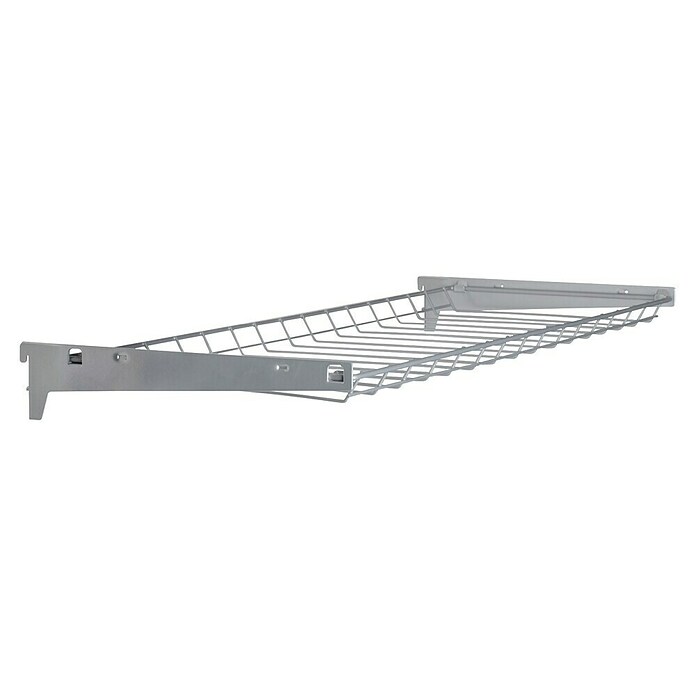 Element System Flaschenkorb (80 x 30 cm, Traglast: 18 kg/Boden, Weiß/Aluminium)