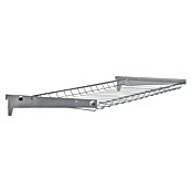 Element System Flaschenkorb (80 x 30 cm, Traglast: 18 kg/Boden, Weiß/Aluminium)