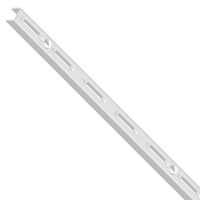 Element System Classic Wandschiene EL 50 (Länge: 100 cm, Einlochsystem, Stahl, Weiß)